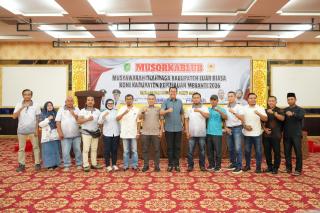 Hidayat Kembali Pimpin KONI Meranti 2026-2030, Wabup Dorong Soliditas dan Prestasi Atlet