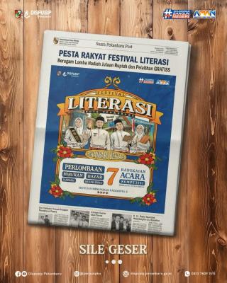 Festival Literasi 2026 Semarakkan HUT ke-242 Pekanbaru, Hadirkan Beragam Lomba dan Pelatihan