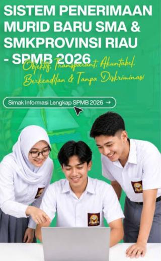 SPMB Riau Segera Berakhir, Calon Murid Diminta Maksimalkan Pilihan Sekolah