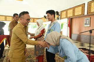 Bupati Bengkalis Terima 485 Mahasiswa Kukerta UNRI 2026