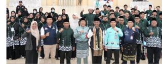 Kafilah Kepulauan Meranti Jadi Rombongan Pertama Tiba di Kuansing Jelang MTQ Riau ke-44