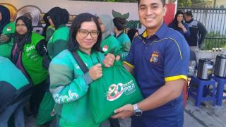 Polda Riau Resmikan Rest Area dan Salurkan Bansos untuk Ojol