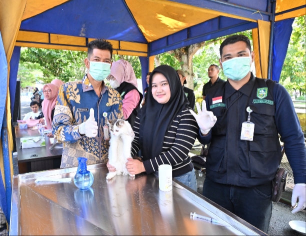 Bengkalis Mulai Bulan Vaksinasi Rabies 2026, Kejar Target Zero Rabies Tahun Depan