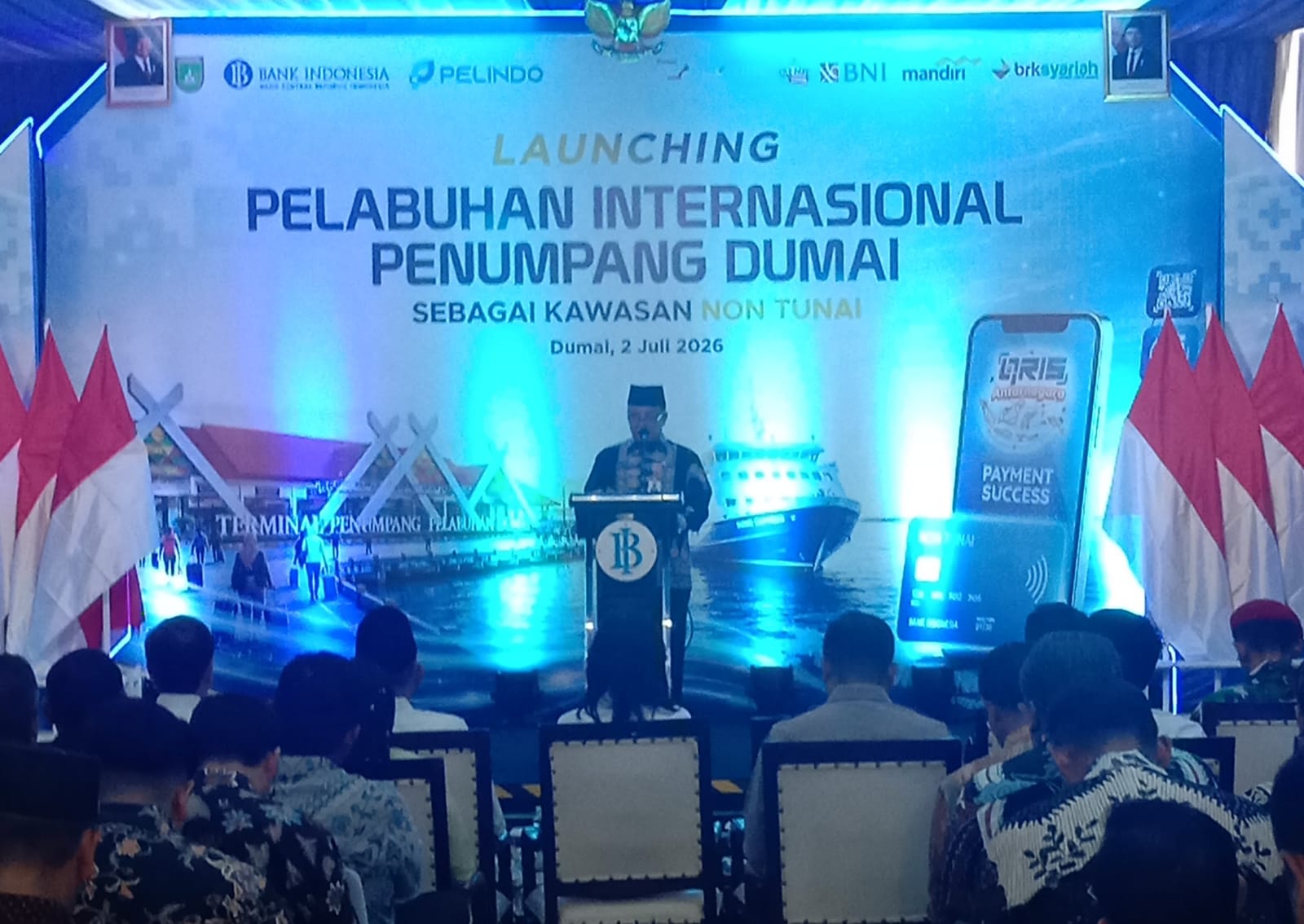 Pelabuhan Dumai Beralih ke Transaksi Non Tunai, Riau Percepat Ekonomi Digital Lintas Negara
