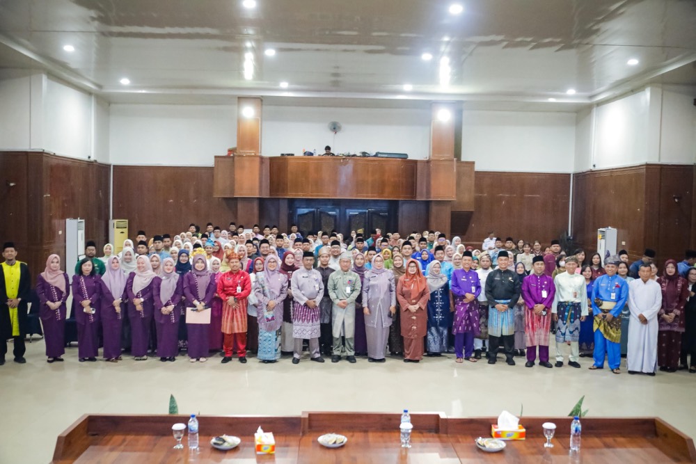 Busana Melayu Warnai Pelantikan Pejabat Fungsional Pemko Dumai