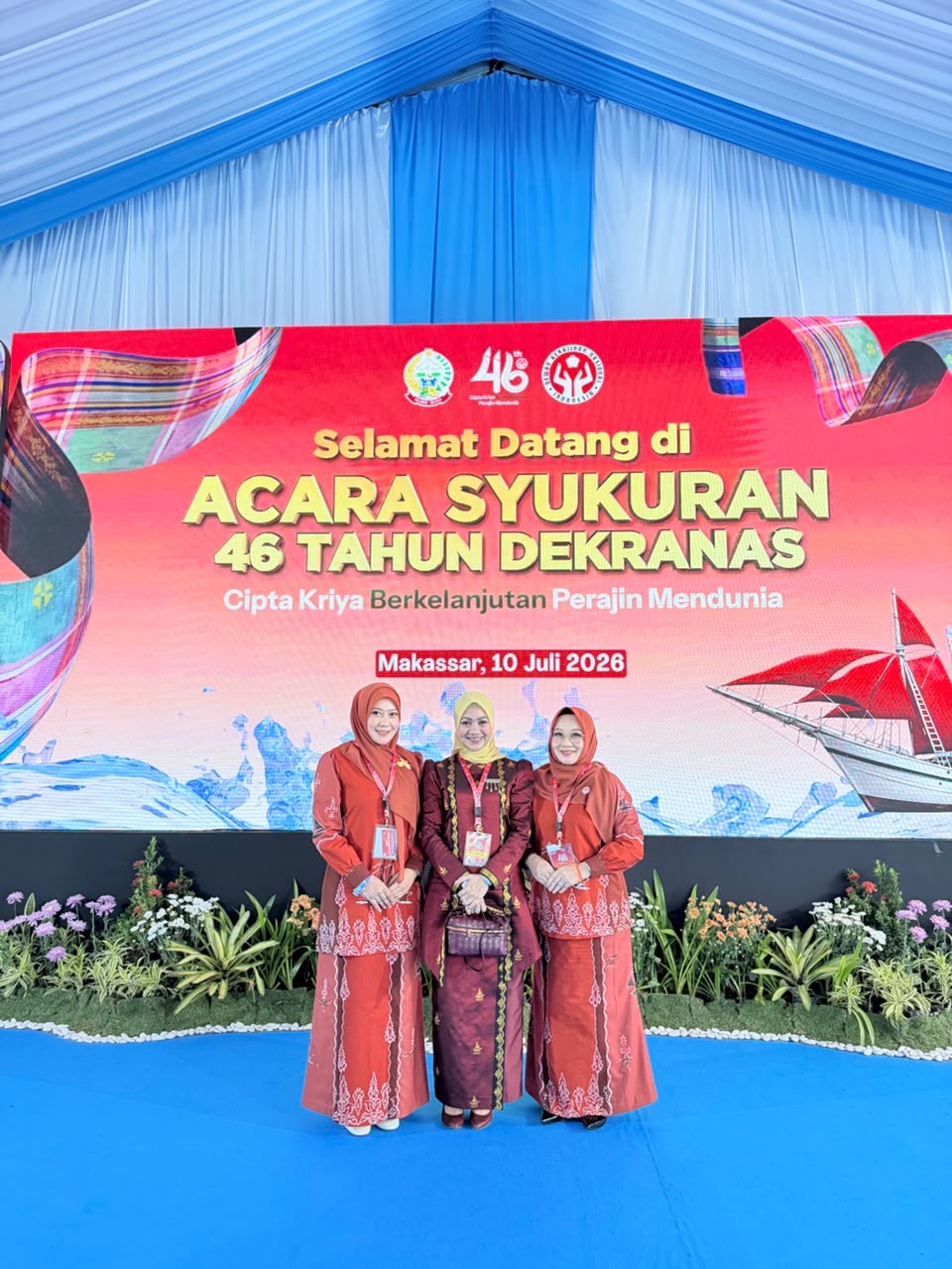 Hadiri HUT Dekranas ke-46, Tatik Sri Rahayu Dorong Produk Kriya Rohil Tembus Pasar Global