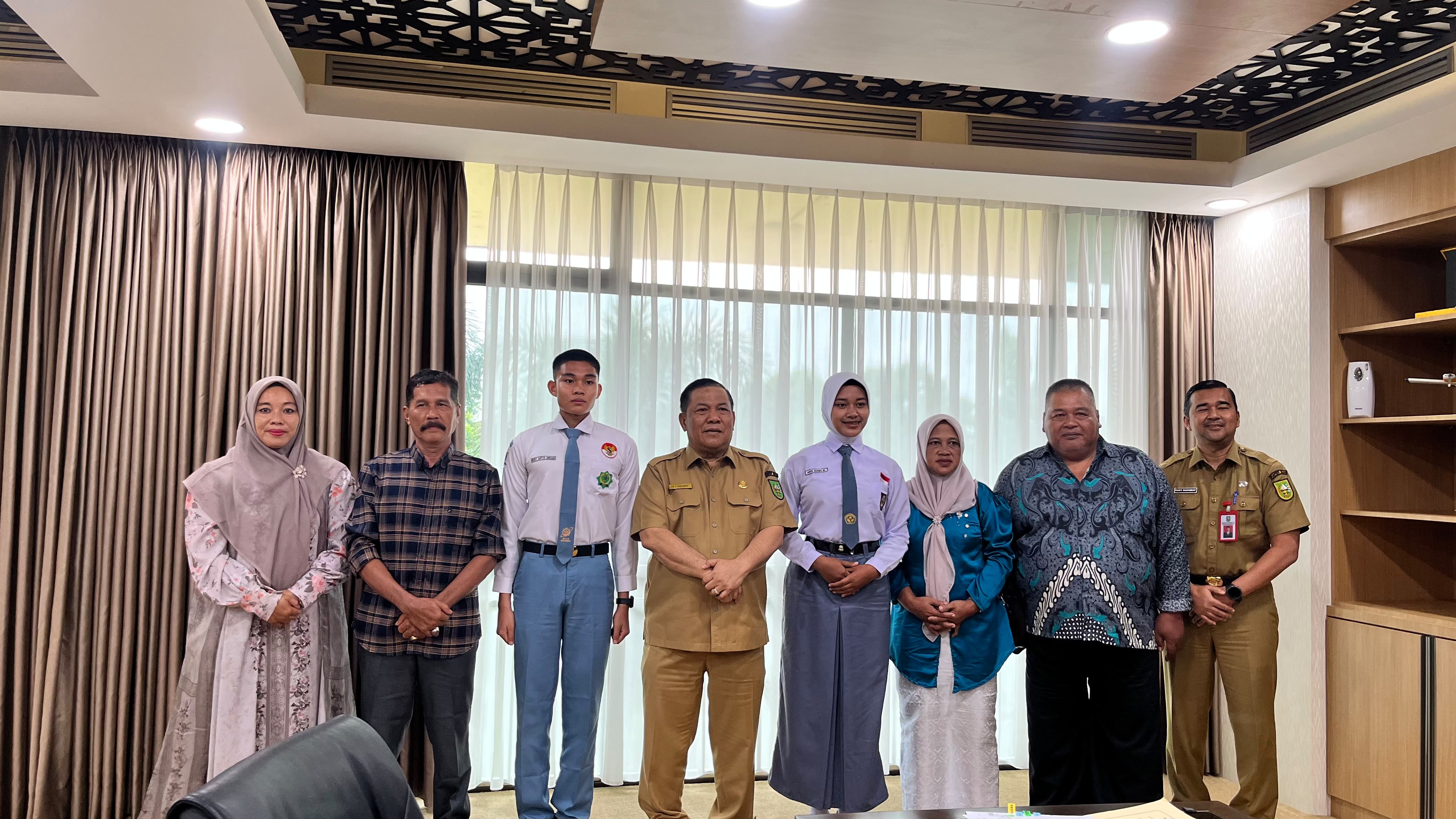 Rizqy dan Arifa Wakili Riau di Paskibraka Nasional, Dilepas Langsung Plt Gubernur