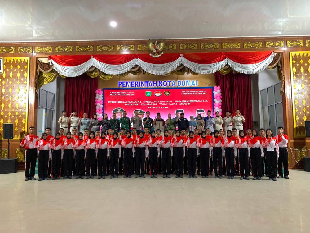 35 Putra-Putri Terbaik Dumai Calon Paskibraka Mulai Digembleng