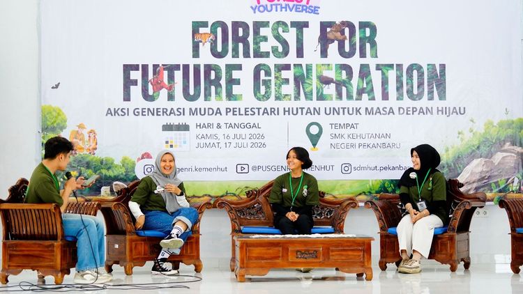 Kemenhut Himpun 30 Generasi Muda Terbaik di Pekanbaru untuk Cetak Inovator Pelestari Hutan