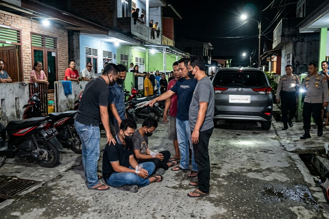 Kabur ke Pekanbaru Usai Diduga Curi Trafo PLN di Siak, Dua Pria Diamankan Polisi