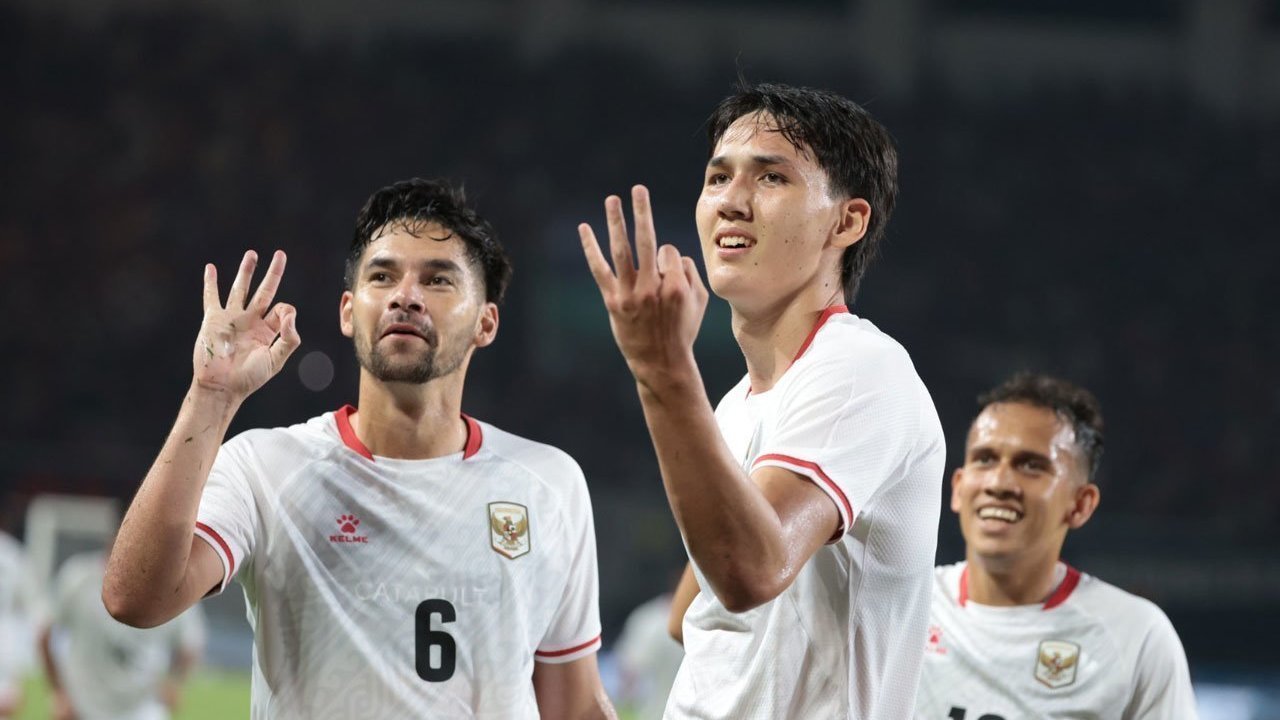 Timnas Indonesia Pesta Gol 5-1 atas Kamboja, Mitchell Baker Cetak Hattrick