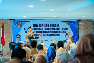 Pemko Pekanbaru Percepat Pemutakhiran DTSEN, Data Bansos Ditargetkan Diperbarui Setiap Bulan