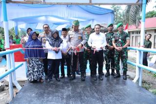 Bupati Afni Apresiasi Jembatan Merah Putih Presisi di Merempan Hulu, Permudah Akses Tiga Dusun