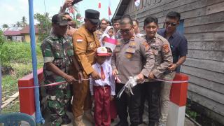 Kapolri Resmikan 80 Jembatan Merah Putih Presisi Tahap II, Tujuh Jembatan Dibangun di Inhil