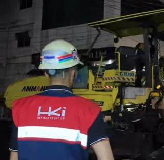 Perbaikan Jalan Terus Berlanjut, Jalan Pembangunan Selesai, Melati dan Rambutan Menyusul