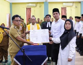 Bupati Asmar Kukuhkan 144 Anggota BPD dari 28 Desa, Dorong Tata Kelola Desa yang Transparan