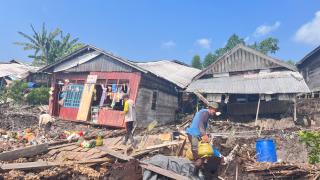 Abrasi Porak-porandakan Desa Sungai Nyiur, BPBD Evakuasi Warga