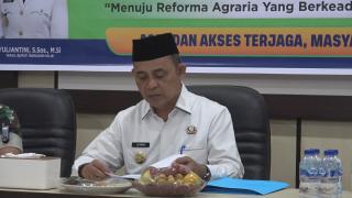 Rakor Reforma Agraria, Pemkab Inhil Siapkan Distribusi Lahan HGU Seluas 3.811 Hektare