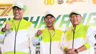 Bupati Meranti Dukung Gerakan Riau Lawan Karhutla di Riau Bhayangkara Run 2026