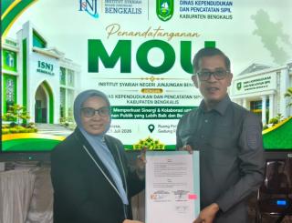 Teken MoU, ISNJ Bengkalis dan Disdukcapil Perkuat Layanan Administrasi Kependudukan 
