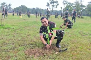 Lanud Rsn Hijaukan Kawasan Pangkalan, 1.100 Pohon Telah Ditanam