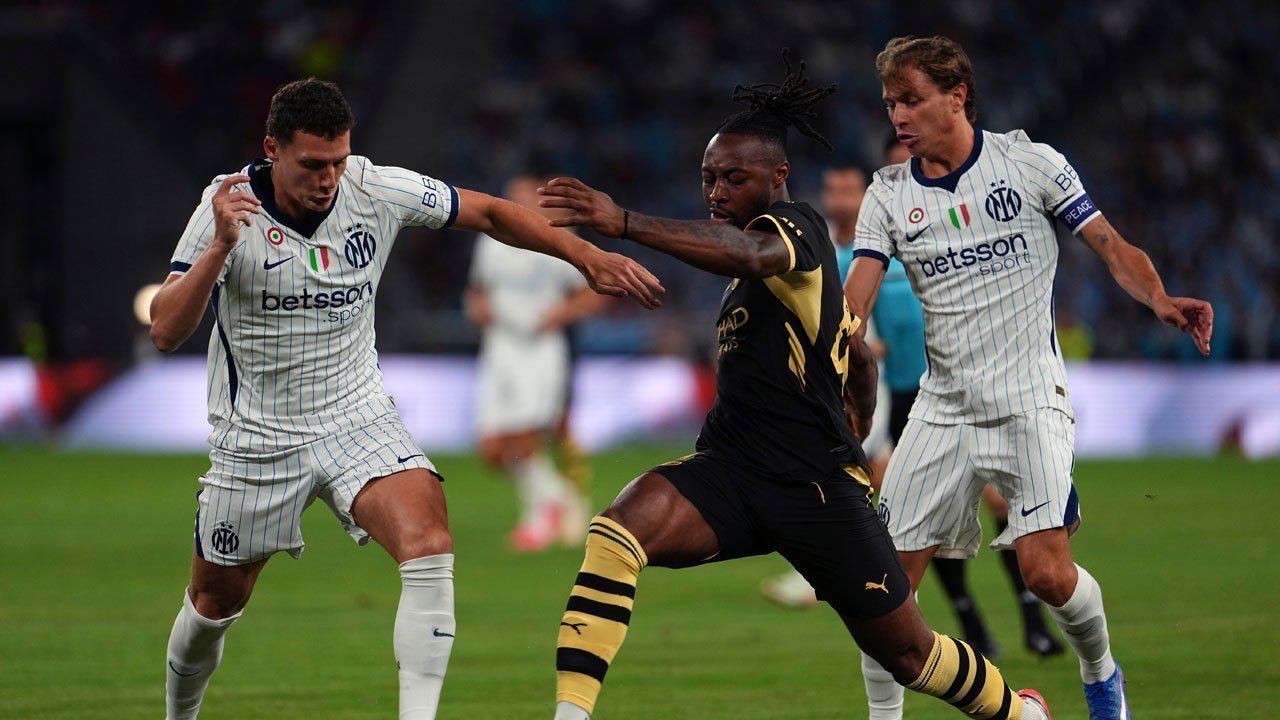 Manchester City Ditahan Inter Milan 1-1 di Hong Kong, Mubama dan Pavard Sama-sama Cetak Gol