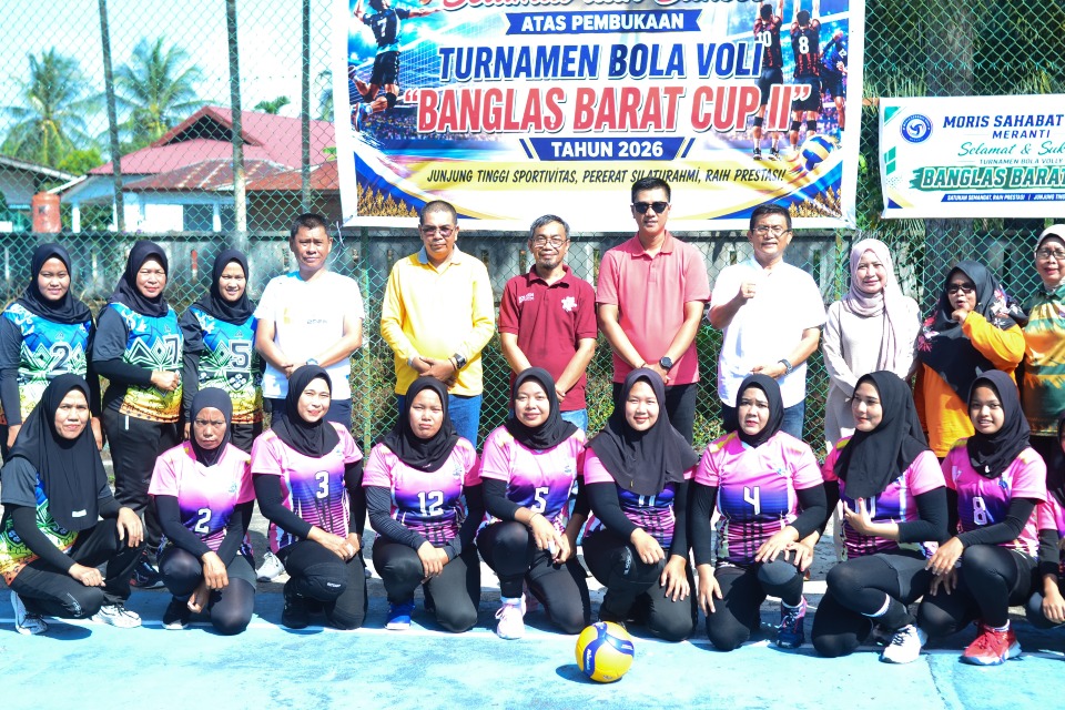 44 Tim Ramaikan Banglas Barat Cup II, Pemkab Meranti Dorong Pembinaan Atlet Voli Berprestasi