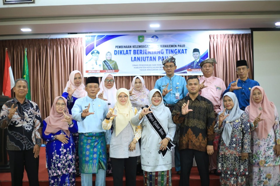 Bunda PAUD Meranti Buka Diklat Berjenjang untuk Tingkatkan Kompetensi Pengelola PAUD