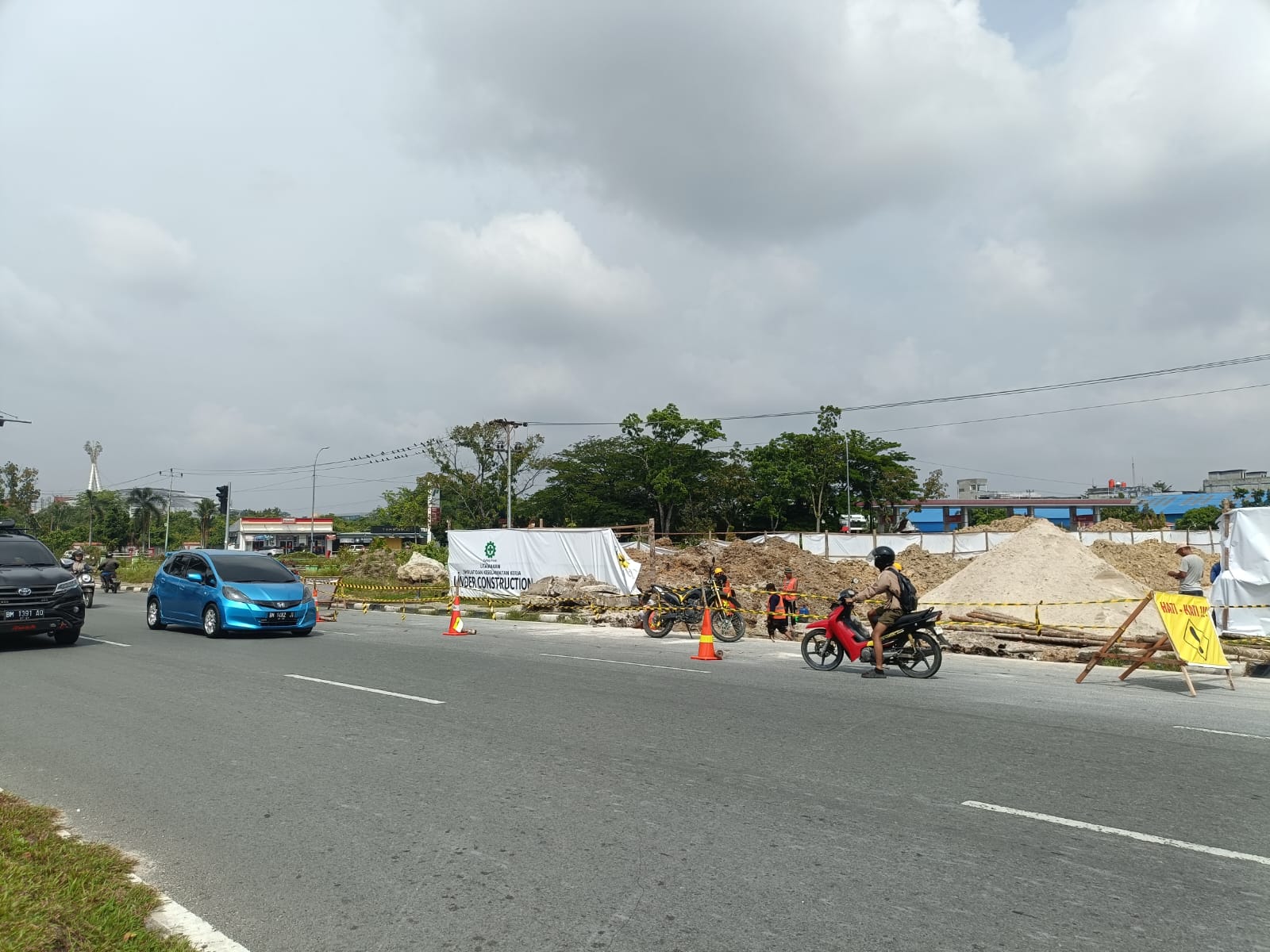Pembangunan Simpang Arifin Ahmad–Sudirman Capai 23 Persen