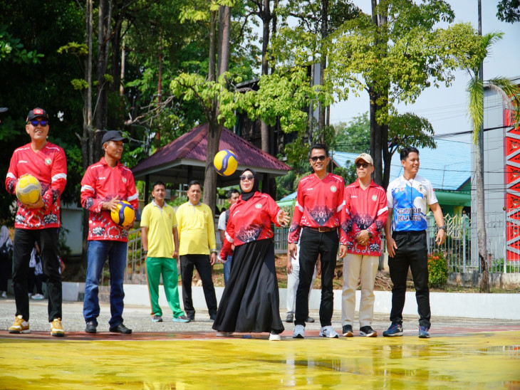 Seleksi PORSENIJAR PGRI Kampar 2026 Resmi Bergulir, Wabup Ajak Guru Junjung Sportivitas