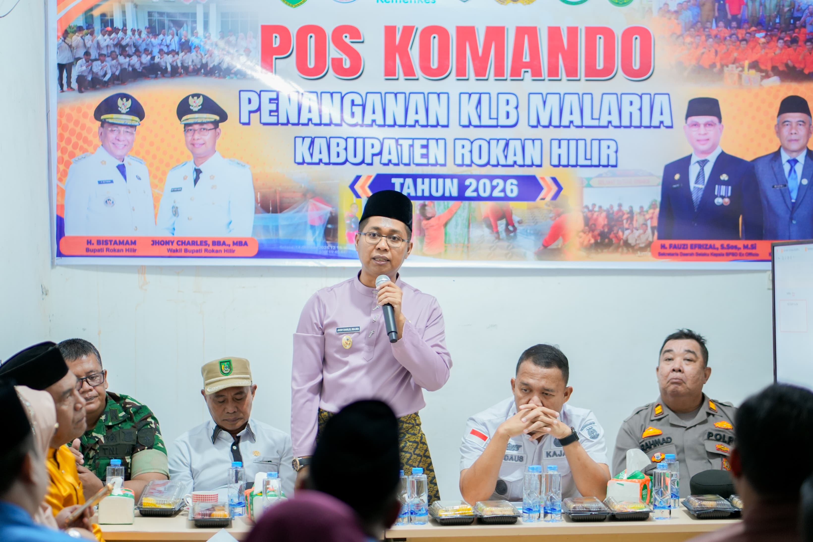 Kasus Malaria Tembus 2.557, Wabup Rohil Minta Seluruh OPD Bergerak Serentak