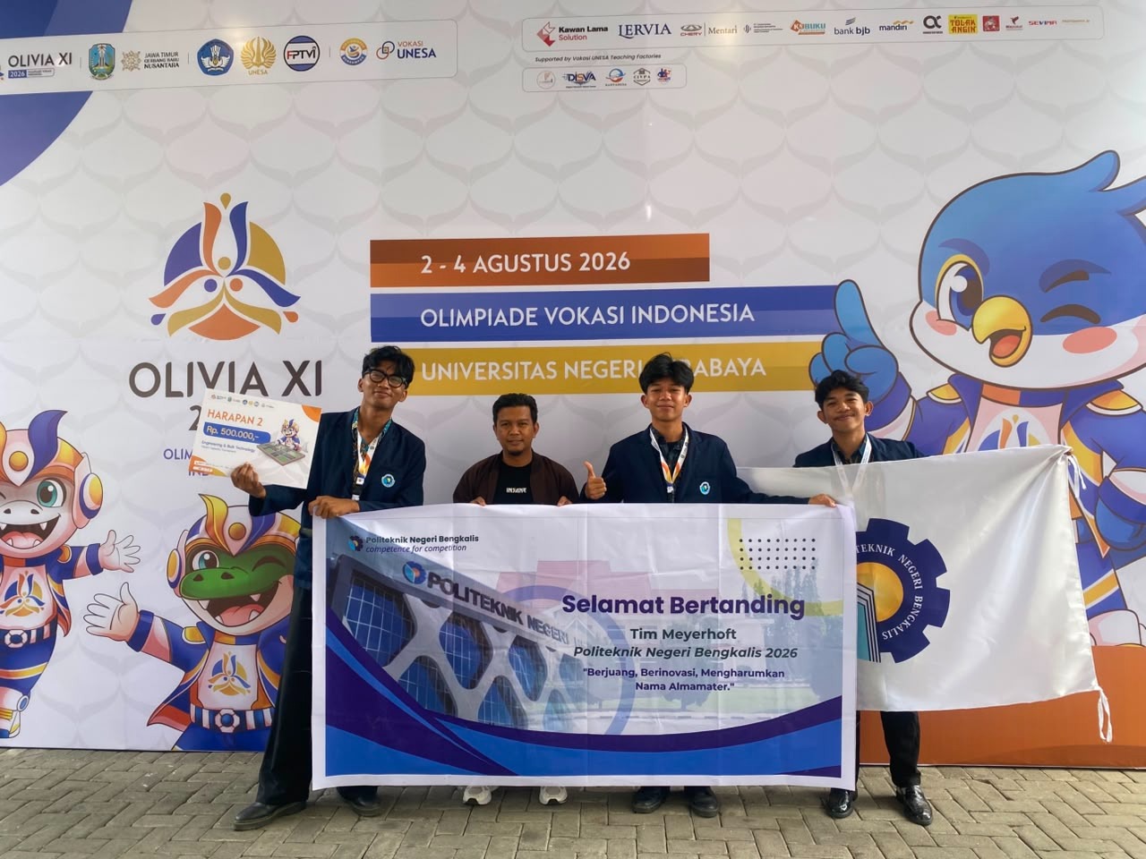 Polbeng Raih Juara Harapan II OLIVIA XI 2026 Lewat Inovasi Rekayasa Lalu Lintas