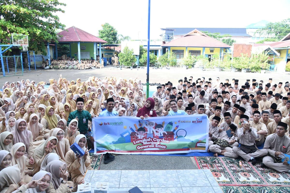 BRK Syariah Dorong Pelajar SMAN 1 Bengkalis Melek Finansial
