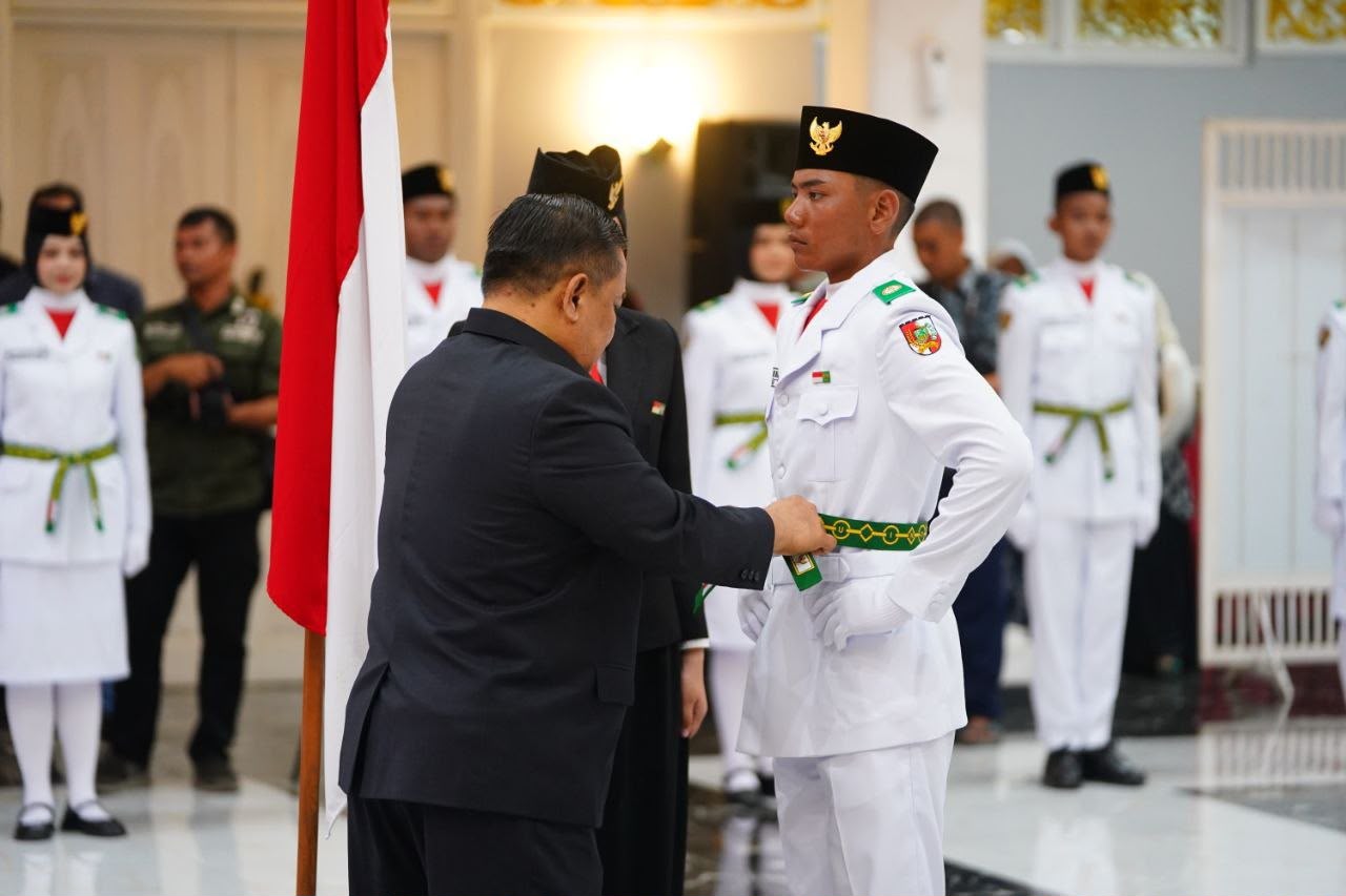Paskibraka Provinsi Riau 2026 Resmi Dikukuhkan, Siap Jalankan Tugas pada HUT ke-81 RI