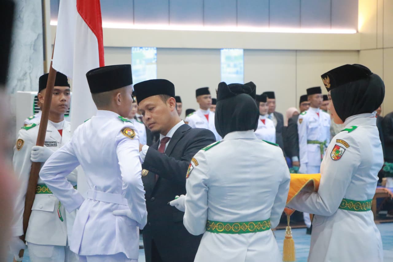 40 Paskibraka Pekanbaru Resmi Dikukuhkan, Siap Jalankan Tugas pada HUT ke-81 RI