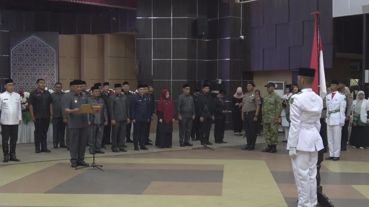 Bupati Herman Kukuhkan Paskibraka Inhil 2026, Tekankan Kekompakan dan Kesiapan
