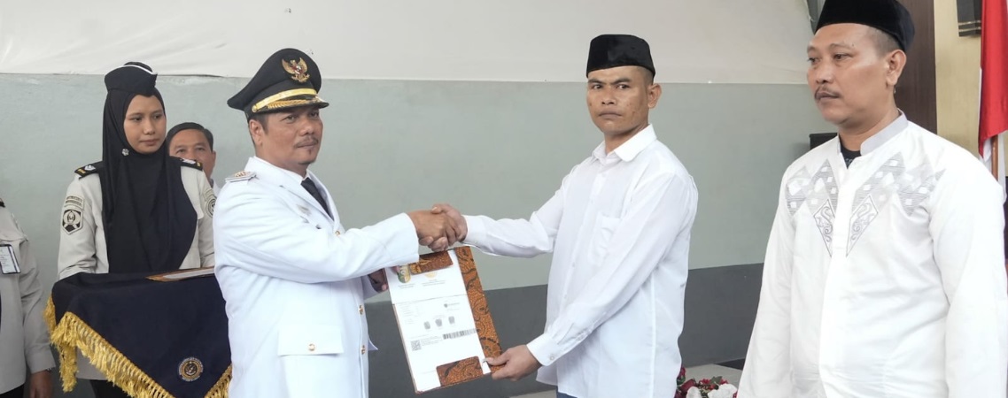 215 Warga Binaan Lapas Teluk Kuantan Terima Remisi HUT ke-81 RI