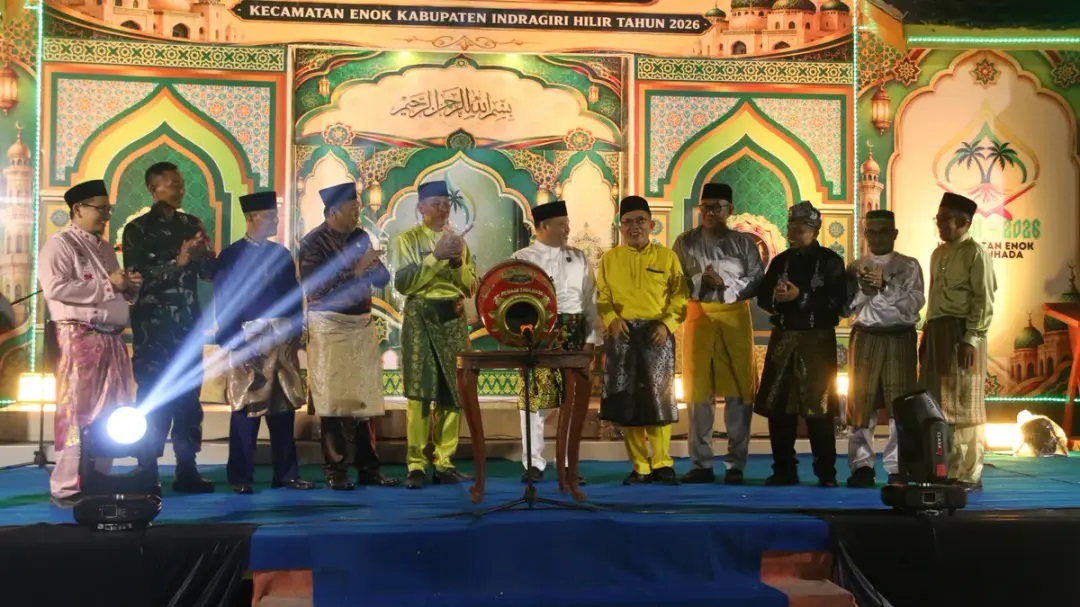 MTQ ke-41 Kecamatan Enok Dibuka, Pemkab Inhil Bidik Qori-Qoriah Berprestasi