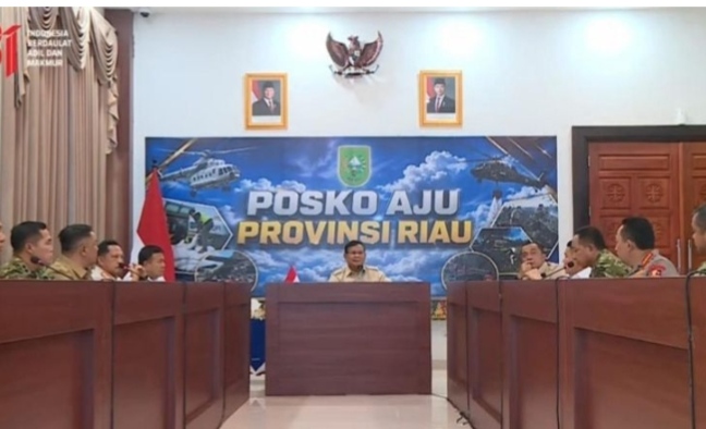 Presiden Prabowo Apresiasi Penanganan Karhutla Riau, Tersisa 7 Titik Api