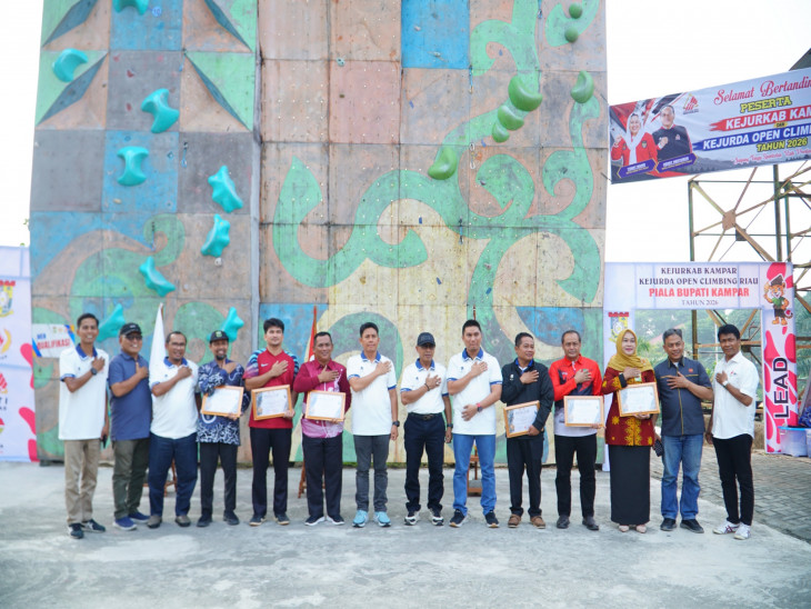 Kejurkab Panjat Tebing Kampar 2026 Resmi Dibuka, Jadi Ajang Seleksi Atlet Menuju Porprov Riau