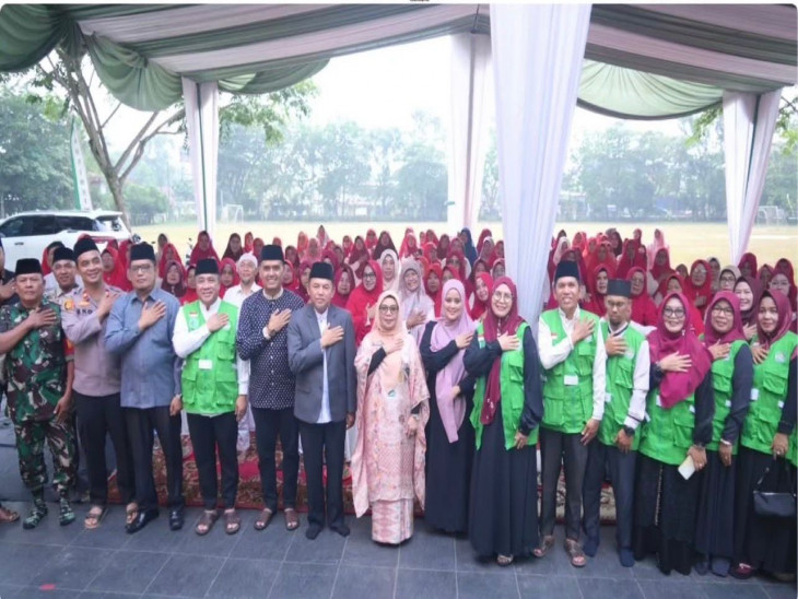 Wakil Bupati Kampar Buka Tabligh Akbar dan MTQ Majelis Taklim di Bangkinang Kota