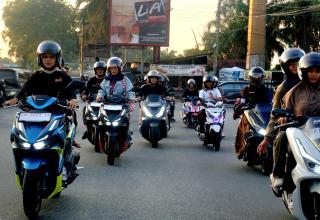 Bukan Cuma Rolling City, Vario Evo 160 Night Ride Jadi Ajang Silaturahmi Komunitas Honda Pekanbaru