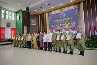 HUT Ke-1 Kodam XIX/Tuanku Tambusai, Pemkab Bengkalis Perkuat Sinergi Pertahanan dan Pembangunan