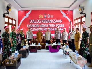 Pemkab Apresiasi Ekspedisi Merah Putih Presisi Polda Riau di Kampar Kiri Hulu