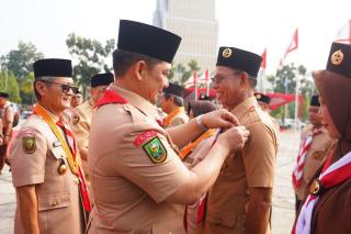 24 Anggota Pramuka Riau Raih Lencana Kehormatan di Hari Pramuka ke-65