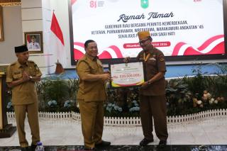 Pemprov Riau Salurkan Sagu Hati Rp520,5 Juta untuk 347 Veteran dan Keluarganya