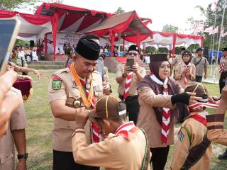 Hari Pramuka ke-65, Bupati Siak Ajak Generasi Muda Perkuat Swasembada Pangan