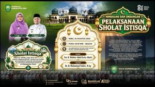 Lima Pekan Tak Diguyur Hujan, Pemkab Siak Gelar Shalat Istisqa