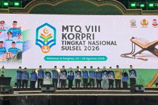 Kafilah KORPRI Riau Masuk 10 Besar Nasional MTQ 2026, Raih Peringkat Kedelapan