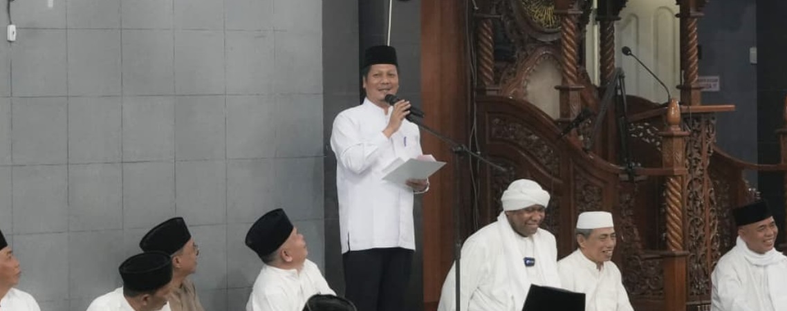 Maulid Nabi di Masjid Raya Teluk Kuantan, Muklisin Ajak Warga Teladani Akhlak Rasulullah